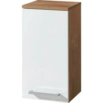 Koupelnový nábytek Skříňka horní pravá EBS Pure 325×630×328 mm bílá/dub ribbeck PUREH33RP