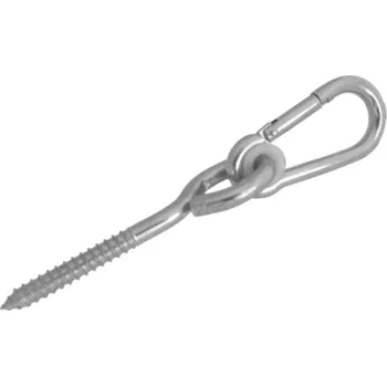 Vrut Hák houpačkový s karabinou M10 230 mm