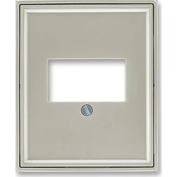 vypínač Kryt zásuvka komunikační/reproduktorová ABB Time starostříbrná