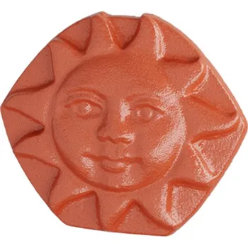 Střešní krytina Ucpávka hřebene slunce Betonpres Exclusiv cihlově červená