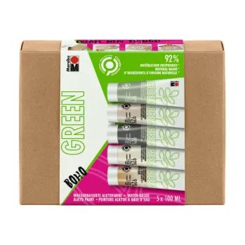 Olejová barva Sada alkydových barev Marabu Pastel 5 x 100 ml