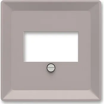 vypínač Kryt zásuvka komunikační/reproduktorová ABB Zoni greige, bílá