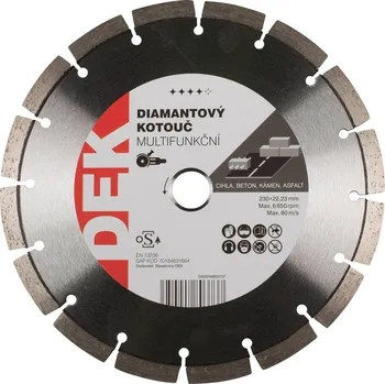 Řezný kotouč Kotouč řezný DIA DEK MULTIFUNKČNÍ 230×22,23 mm