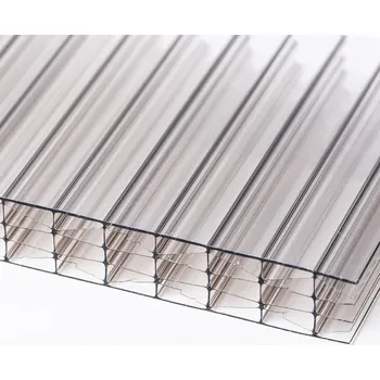Průsvitná krytina Deska polykarbonátová dutinková MULTICLEAR 10 STRONG 6 WALL 2UV bronz 1500×6000 mm