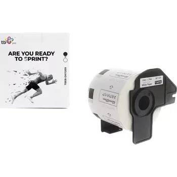 Samolepící etiketa Samolepicí etikety TB Print pro BROTHER 62 × 29 mm, černý tisk na bílé, 800 ks