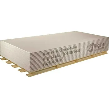 Sádrokartonová deska Deska sádrokartonová Rigips RigiStabil Activ'Air 2 750×1 250×12,5 mm