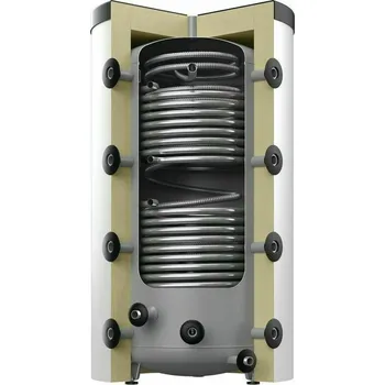 akumulační nádrž Nádrž akumulační kombinovaná Reflex Storatherm Heat Combi HC 800/2_C s 2 výměníky a ohřevem TV s izolací (stříbrná) 7859700