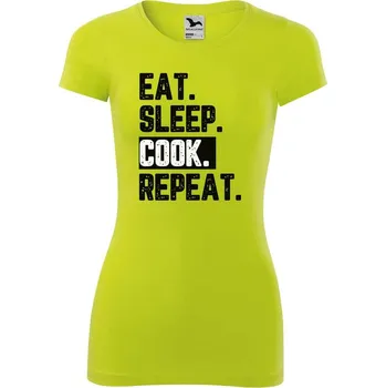 DOBRÝ TRIKO Dámské tričko Cook Velikost: XS, Barva: Limetková