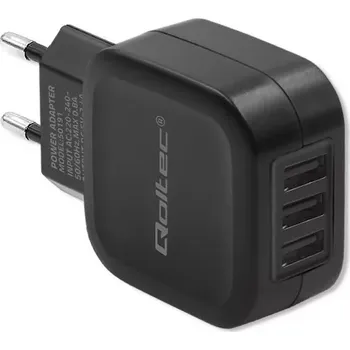 Nabíječka Qoltec 3xUSB 17W