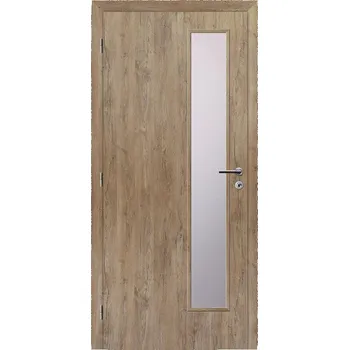 Interiérové dveře Dveře interiérové Solodoor SMART 22 levé šířka 800 mm dub alpský