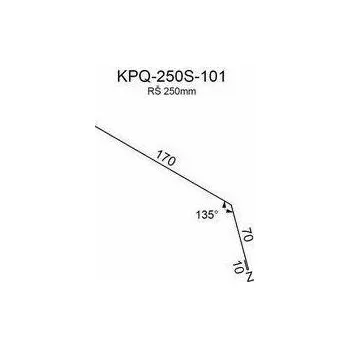 Střecha Okapový plech RS250S-135 SP35 2V16A 0,50mm 2bm