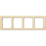 Rámeček ABB Time čtyřnásobný horizontální přírodní javor