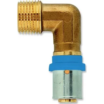 Vodovodní potrubí Koleno 90° Pipelife Radopress 26×3/4" vnější závit