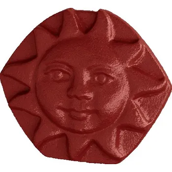 Střešní krytina BETONPRES Ucpávka hřebene slunce Betonpres Exclusiv višňová