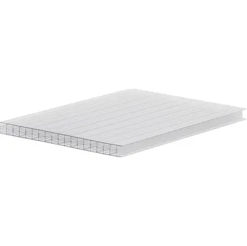 Průsvitná krytina Deska polykarbonátová dutinková MULTICLEAR 16 5X 2UV čirá 2 100×7 000 mm