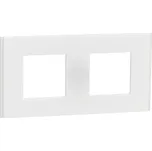 Rámeček Schneider Electric Unica Nová Deco Materials dvojnásobná translucent white