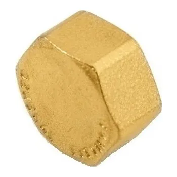 Fitinka Víčko mosazné 3/8" F