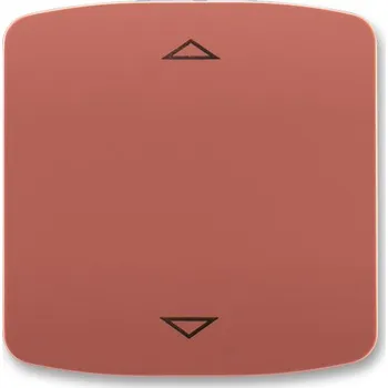 Kryt spínač žaluziový jednoduchý ABB Tango vřesová červená