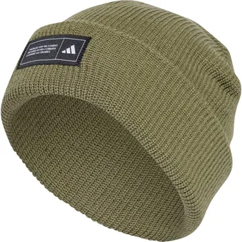 Čepice Zimní čepice ADIDAS ESS BEANIE CUFF IY5257 – Olivová OSFW