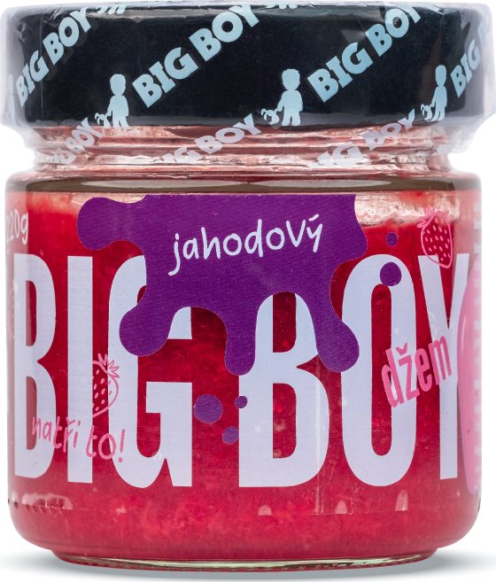 BIG BOY® Jahodový džem s xylitolem 220g