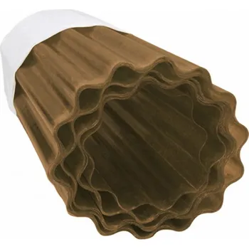 Sklolaminátová deska Vlnitý sklolaminát Wellglass 76/18 - bronz šířka 2 m