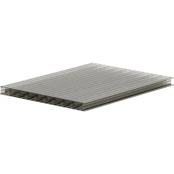 Průsvitná krytina Deska polykarbonátová dutinková MULTICLEAR 16 5X 2UV bronz 2 100×7 000 mm