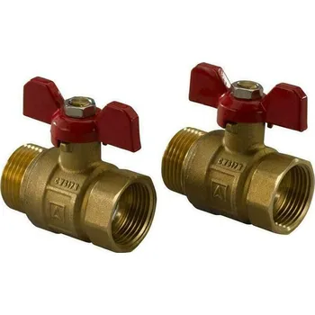 Set kulových ventilů Uponor s plochým těsněním