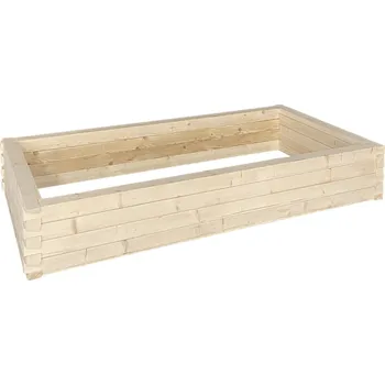 Vyvýšený záhon Záhon roubený 2000×1000×320 mm