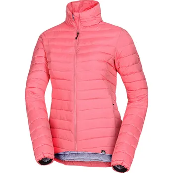 Dámská větrovka Northfinder Dámská přechodná bunda zateplená lehká GEMMA, coralmelange, S