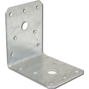 Tesařské kování Úhelník kombinovaný 40×120×60×3 mm