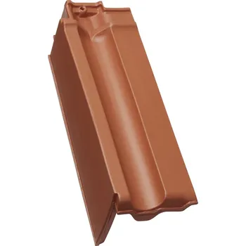 pálená krytina TONDACH Taška okrajová levá Tondach Traditon 11 glazura břidlicově černá