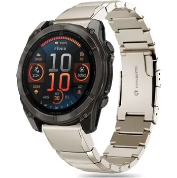 Módní doplněk Tech-Protect | Tech-Protect Steelband reminek na Garmin Fenix 5 / 6 / 6 Pro / 7 / 8 47mm / E, titanium