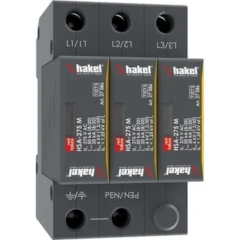 svodič přepětí HAKEL Svodič přepětí T2+T3 Hakel HSA-275/3+0 M