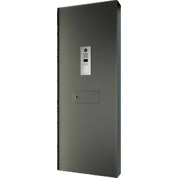 Poštovní schránka Schránka poštovní se zvonkem JAP Liberty Shield RAL 7016 1× zvonek 1× schránka