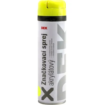 Stavební chemie Sprej značkovací DEK žlutý, 0,5 l