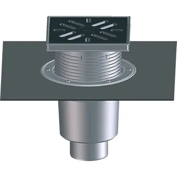 Kanalizační potrubí Vtok velkokapacitní HL616HLW/1 Perfekt DN 100 svislý odtok s asfaltovou izolační manžetou