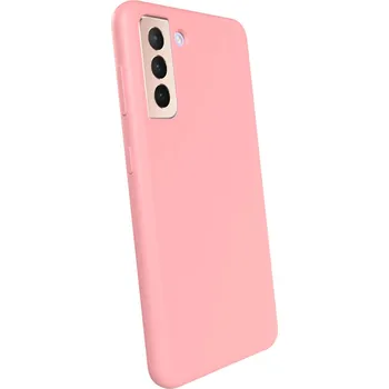 Pouzdro na mobilní telefon Picasee Liquid case na Samsung Galaxy S21 5G G991B - Vlastní gravírování - Růžová