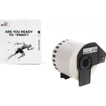 Počítač Kontinuální páska pro tiskárny Brother černý tisk na bílé podkladu 62 mm x 30,48 m