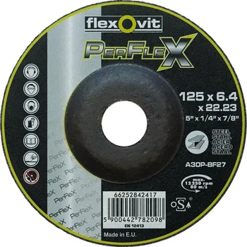 Brusný kotouč Kotouč brusný Flexovit PerFlex A30P-BF27 125×22,23 mm