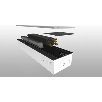 Přímotop Konvektor podlahový Boki InFloor F2C 230×1600×110 mm s ventilátorem 24 V DC a chlazením