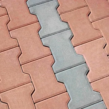 Venkovní dlažba Dlažba betonová BEST BEATON skladba standard červená výška 60 mm