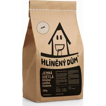 Omítka Omítka hliněná HLINĚNÝ DŮM JEMNÁ ALBA 20 kg