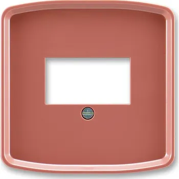 vypínač a zásuvka Kryt zásuvka komunikační/reproduktorová ABB Tango vřesová červená