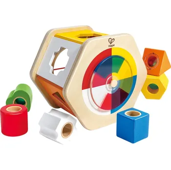 Dřevěná hračka Dřevěná vkládačka s geometrickými tvary