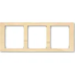 Rámeček ABB Time trojnásobný horizontální přírodní javor