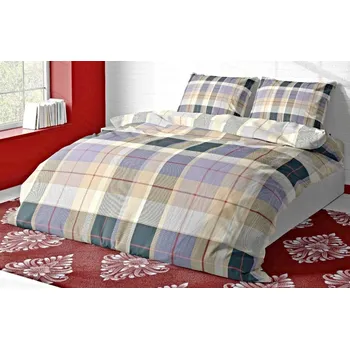 Povlečení Aaryan´s Flanelové povlečení DOLY MODRÉ 140 x 200 70 x 90