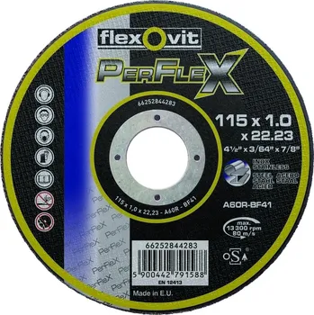 Řezný kotouč Kotouč řezný Flexovit PerFlex A60R-BF41 115×22,23 mm