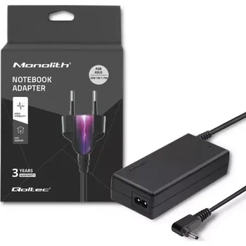 Adaptér k notebooku Qoltec Adaptér 33W | 19V | 1.75A | 4.0x1.35, 51507 - neoriginální