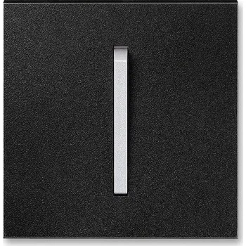 Stavebniny Kryt spínač jednoduchý ABB Neo onyx, titanová