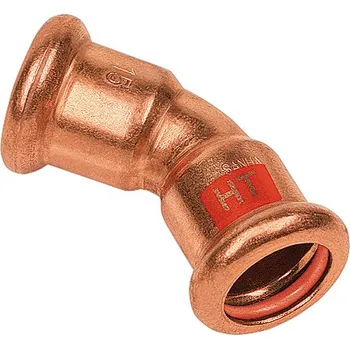 Vodovodní potrubí Oblouk 45° Sanha PRESS SOLAR Cu 22 FF 12041